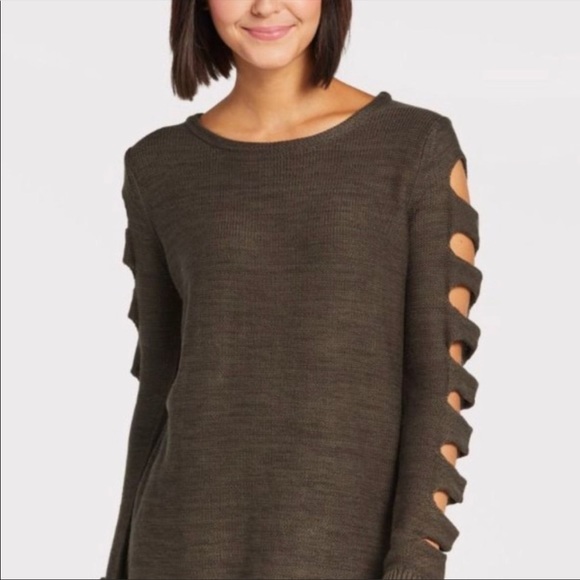 Stitches & Stripes Sweaters - Stitches and Stripes Cut-Out Sweater